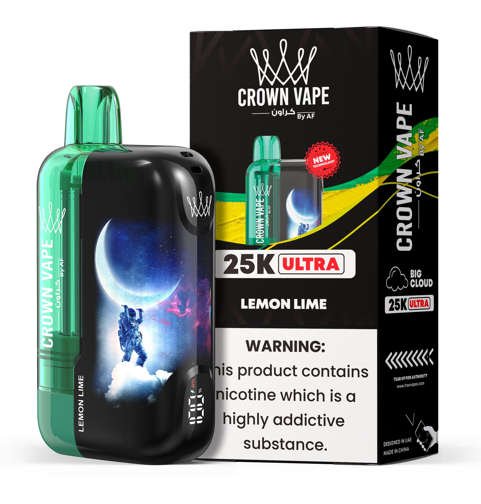 AF CROWN BAR 25K ULTRA - LEMON LIME